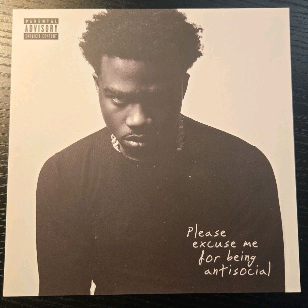 Roddy Ricch Please Excuse Me For Being Anti Social CD Album Art Photo Pop Print